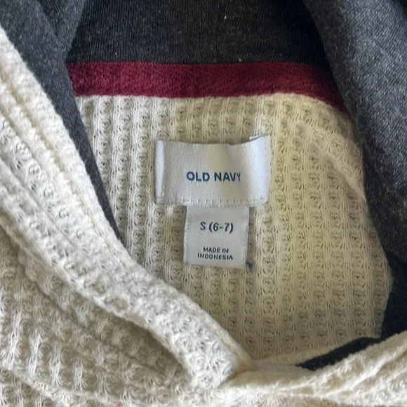 Waffle sweater hoodie - Picture 3 of 5